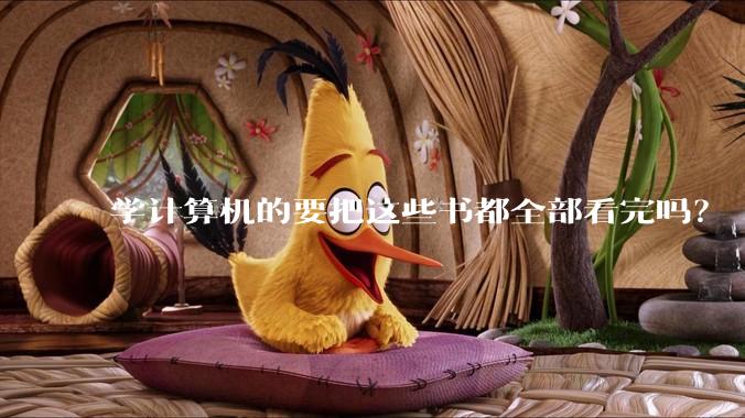 学计算机的要把这些书都全部看完吗？