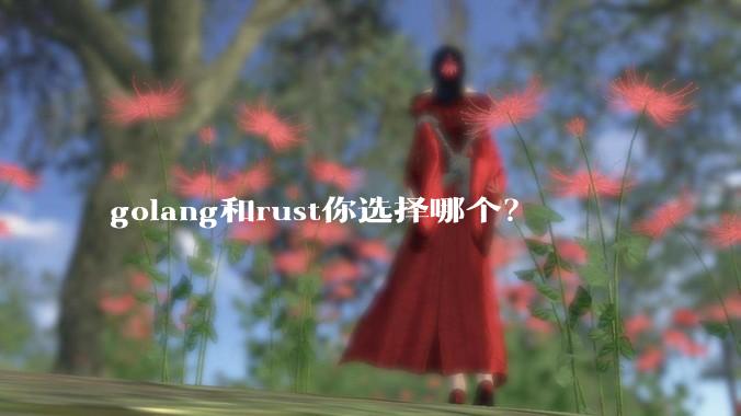 golang和rust你选择哪个？