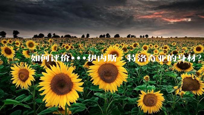 如何评价***伊内斯·特洛奇亚的身材？